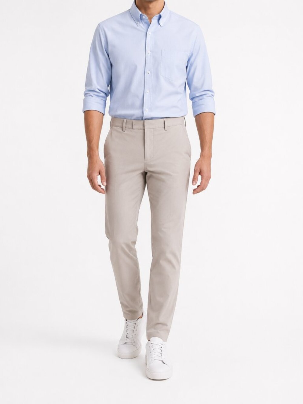 Kenneth Cole Reaction Men's Techni-Cole Modern Fit Pants Beige 32x34 NWT